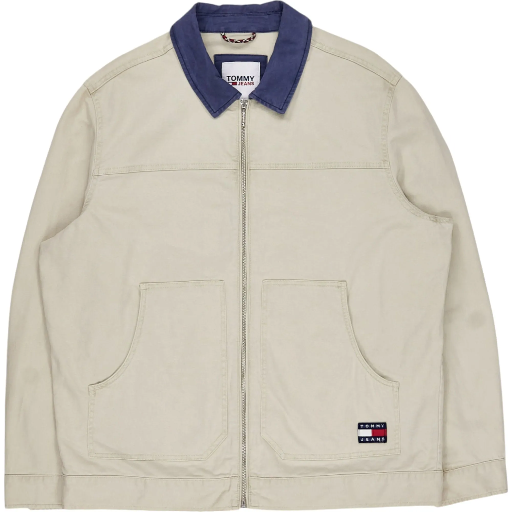 Tommy Jeans Cream Zip Jacket