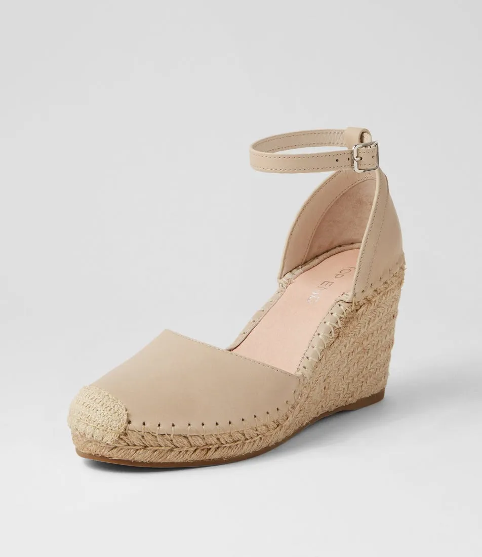 TOP END Malka Almond Natural Rope Leather Heels