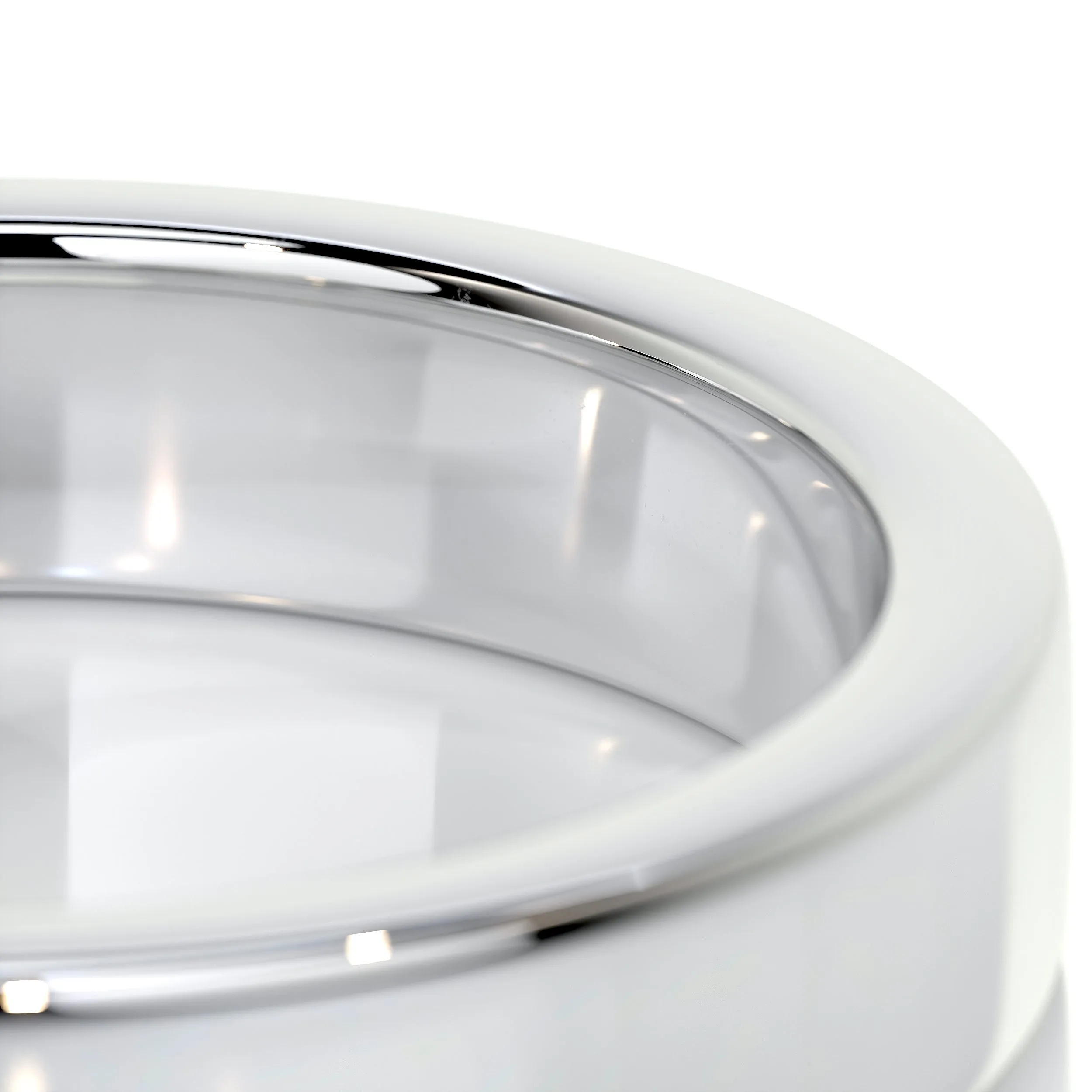 Travis Men's Wedding Band -Platinum