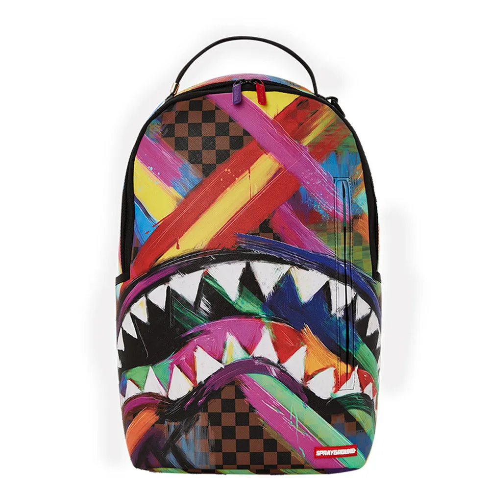 Sprayground Sharks Paint DLXSV Backpack