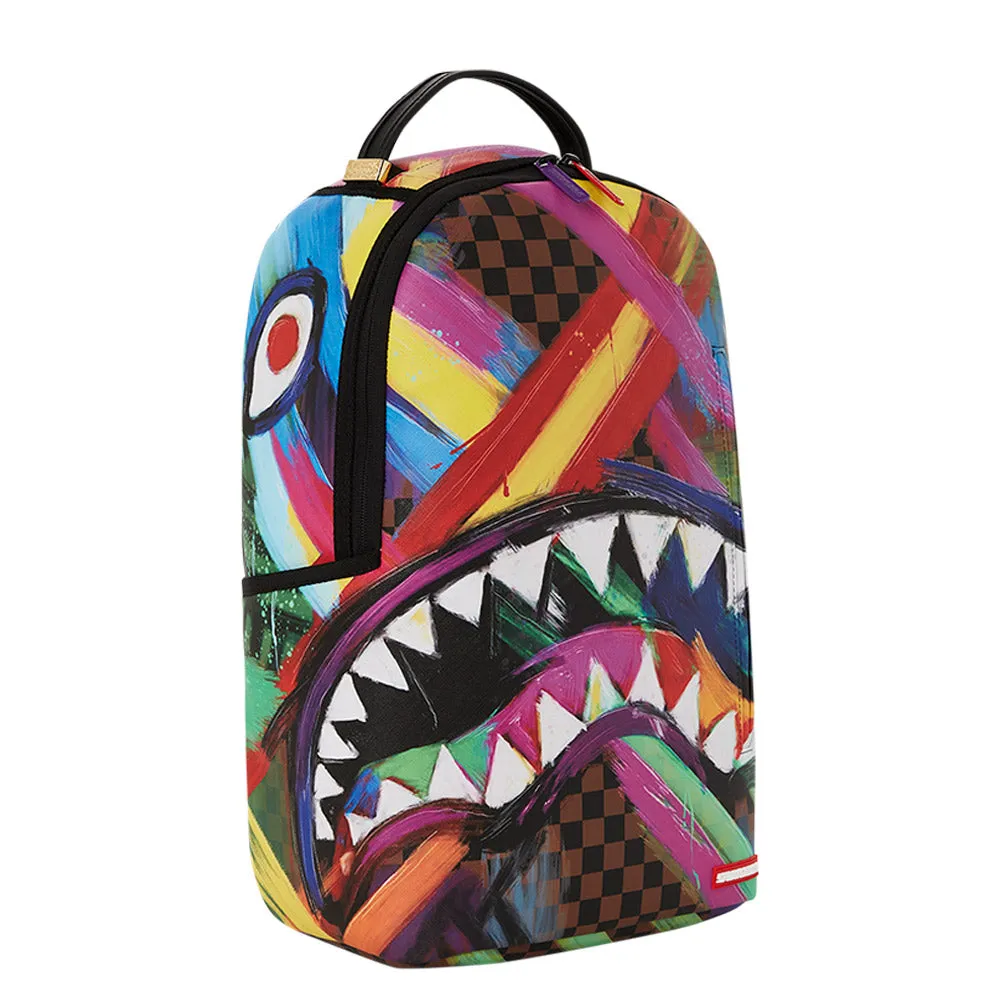 Sprayground Sharks Paint DLXSV Backpack