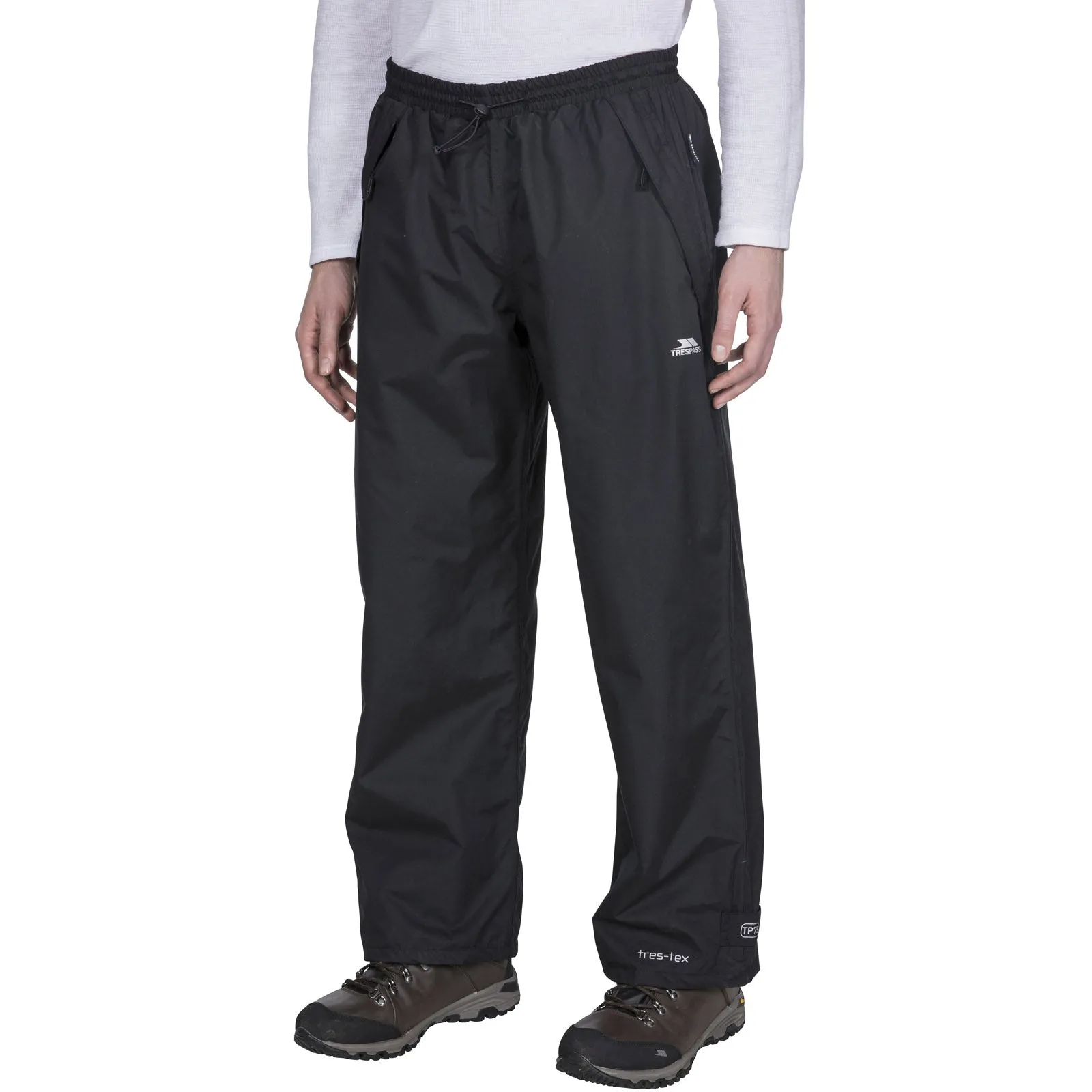 Trespass Mens Toliland Waterproof Trousers - Black