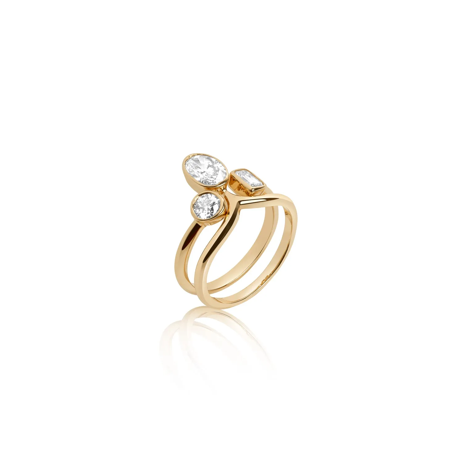 Mari Ring Set with Heavenly Design