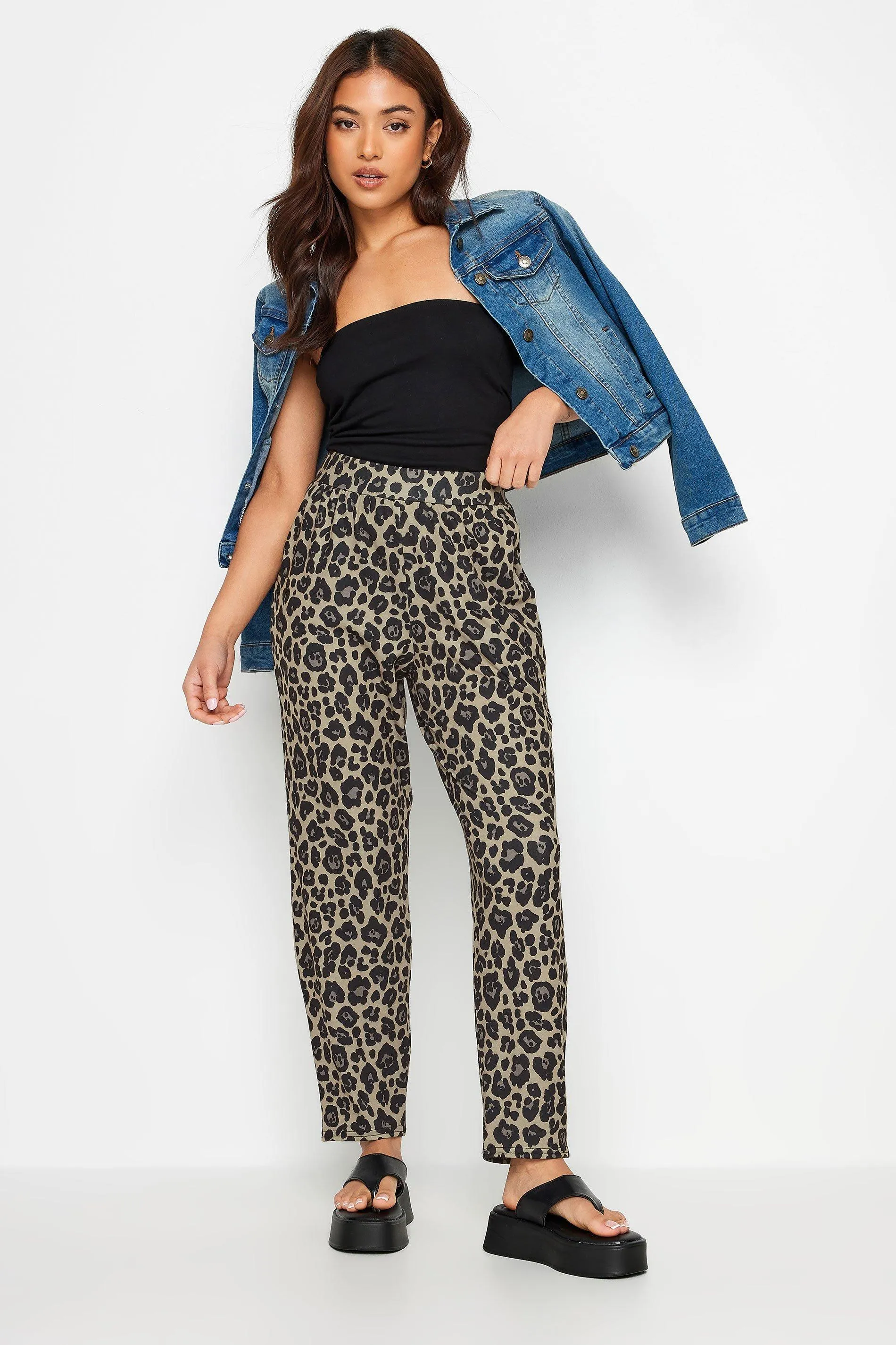 Leopard Print Harem Pants