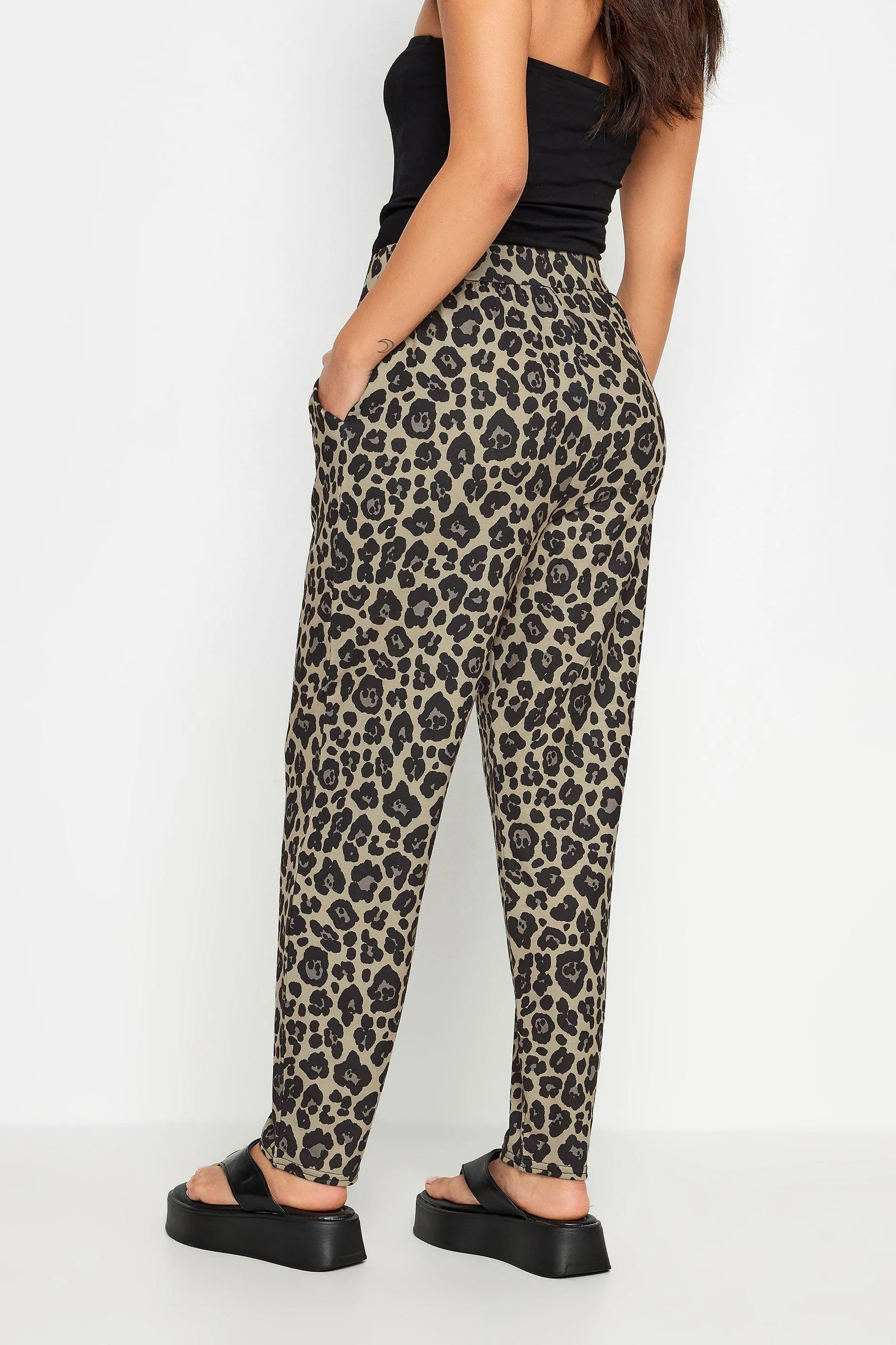 Leopard Print Harem Pants