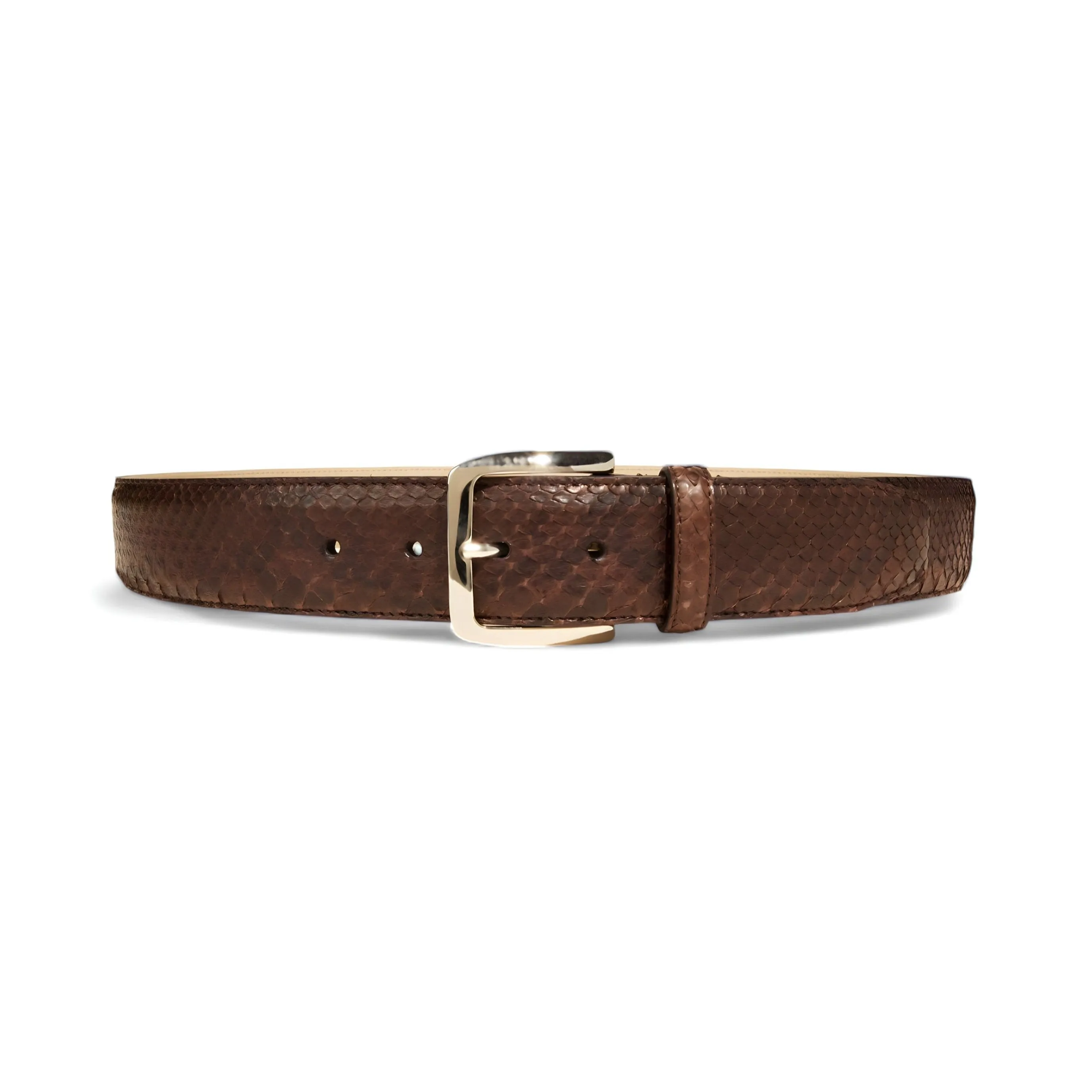 Tuzzi Uomo Men's Italian Genuine Python Men's Luxury Belt (TZ1003)