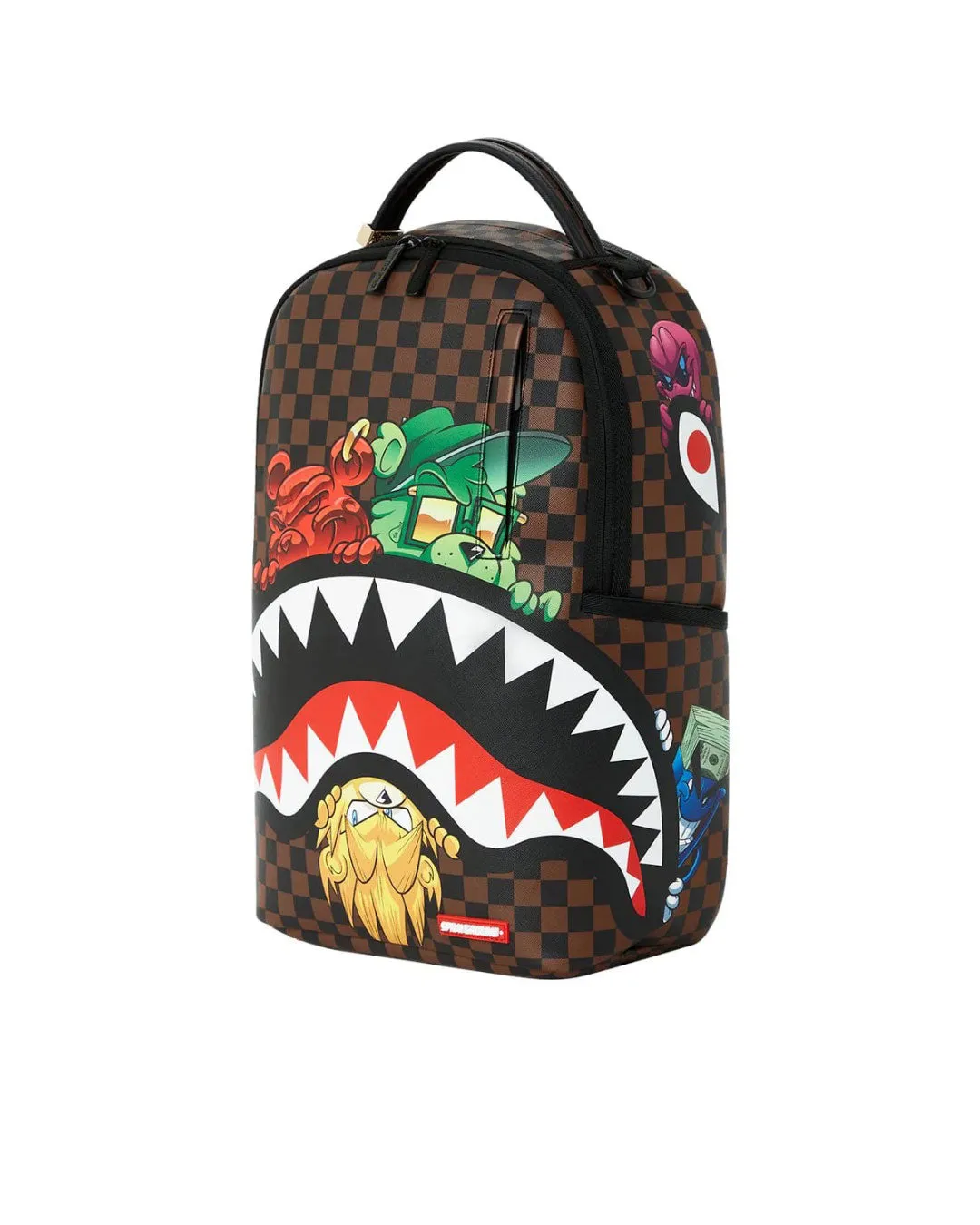 Sharks In Paris Characters Sneakin & Peekin DLXSV Backpack by Sprayground