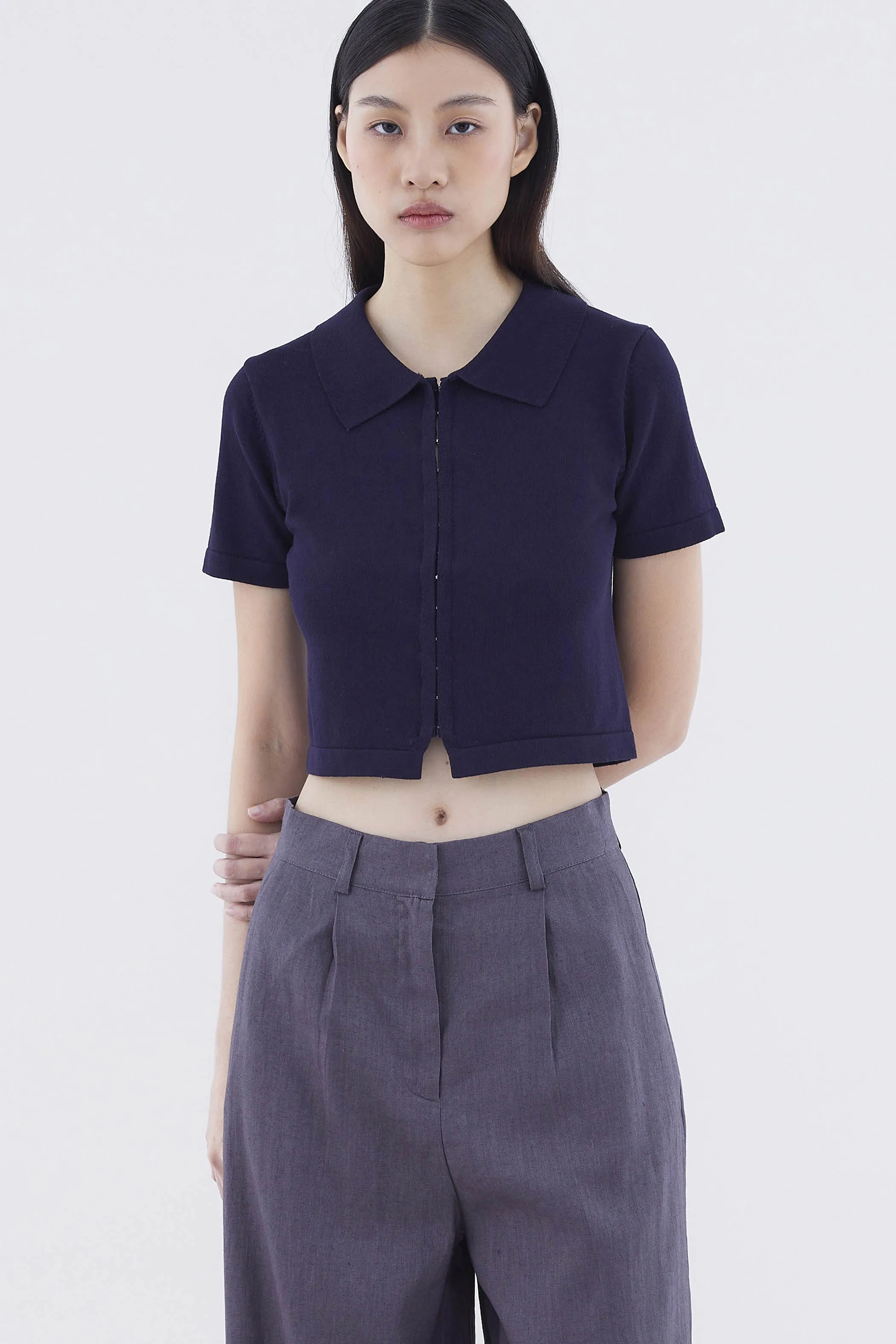 Valira Polo Crop Tee