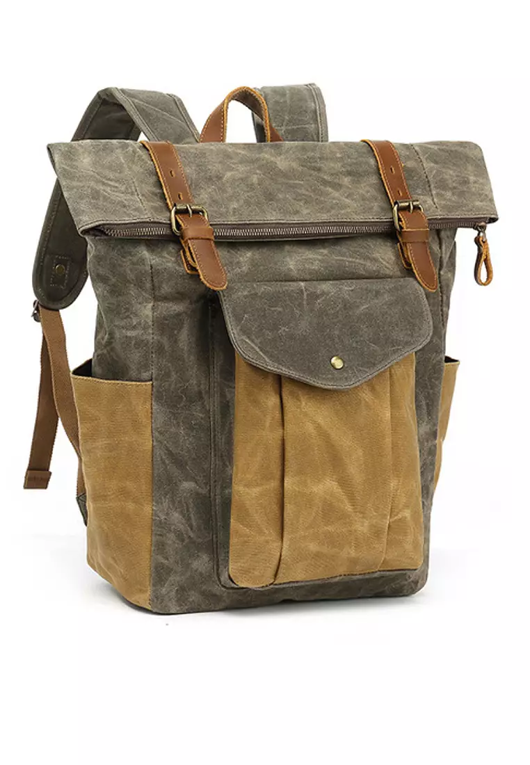 Vintage Wax Canvas Backpacks by Twenty Eight Shoes VANSA