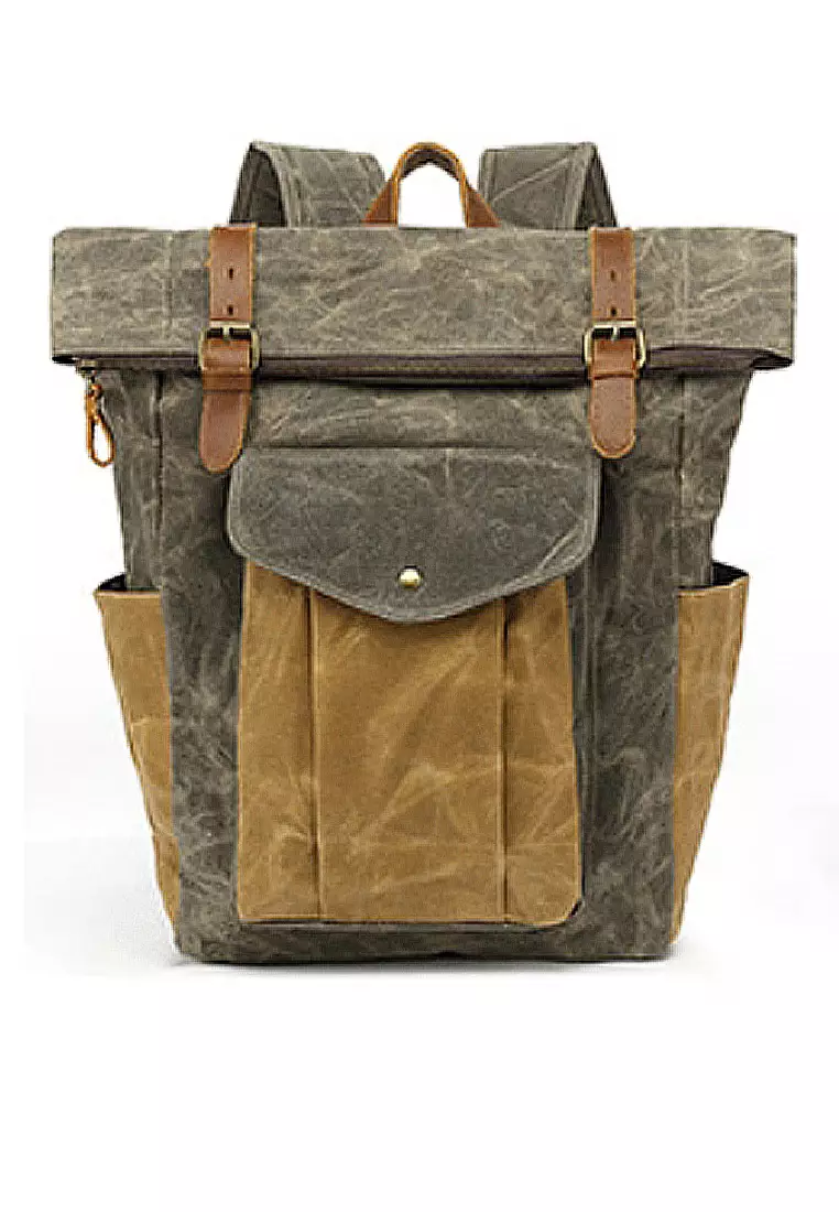 Vintage Wax Canvas Backpacks by Twenty Eight Shoes VANSA