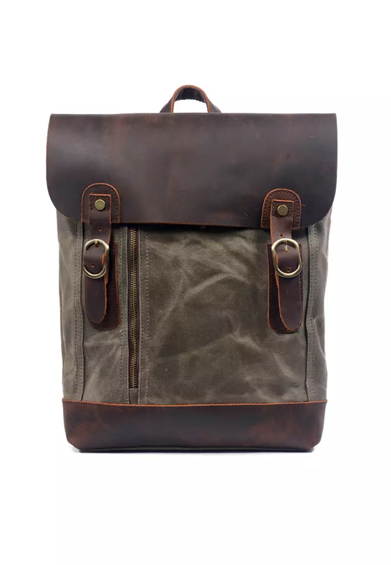 Vintage Wax Canvas Backpacks by Twenty Eight Shoes VANSA