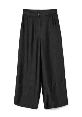 Vero Moda Raquel High Waist Wide Leg Trousers, Black