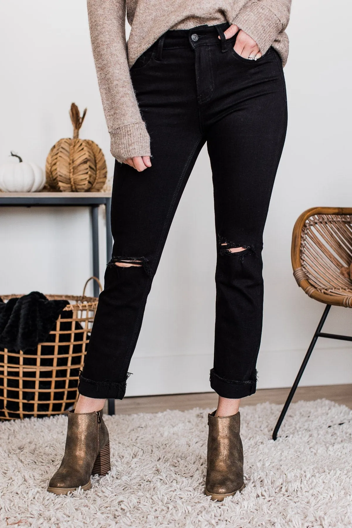 High Rise Slim Straight Jeans Sutton Wash