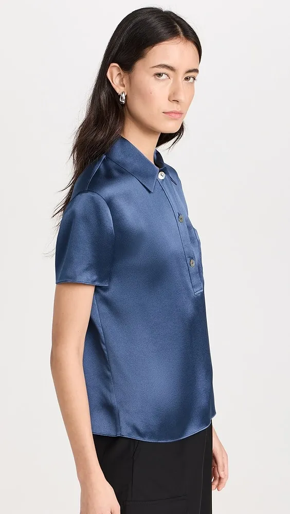 Vince   Short Sleeve Polo 