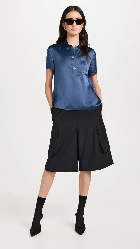 Vince   Short Sleeve Polo 