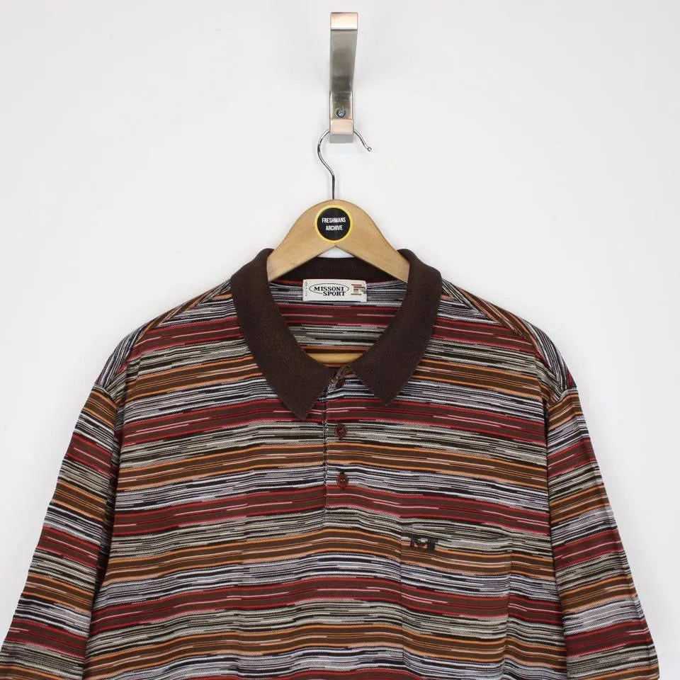 Vintage Missoni Polo Shirt XL