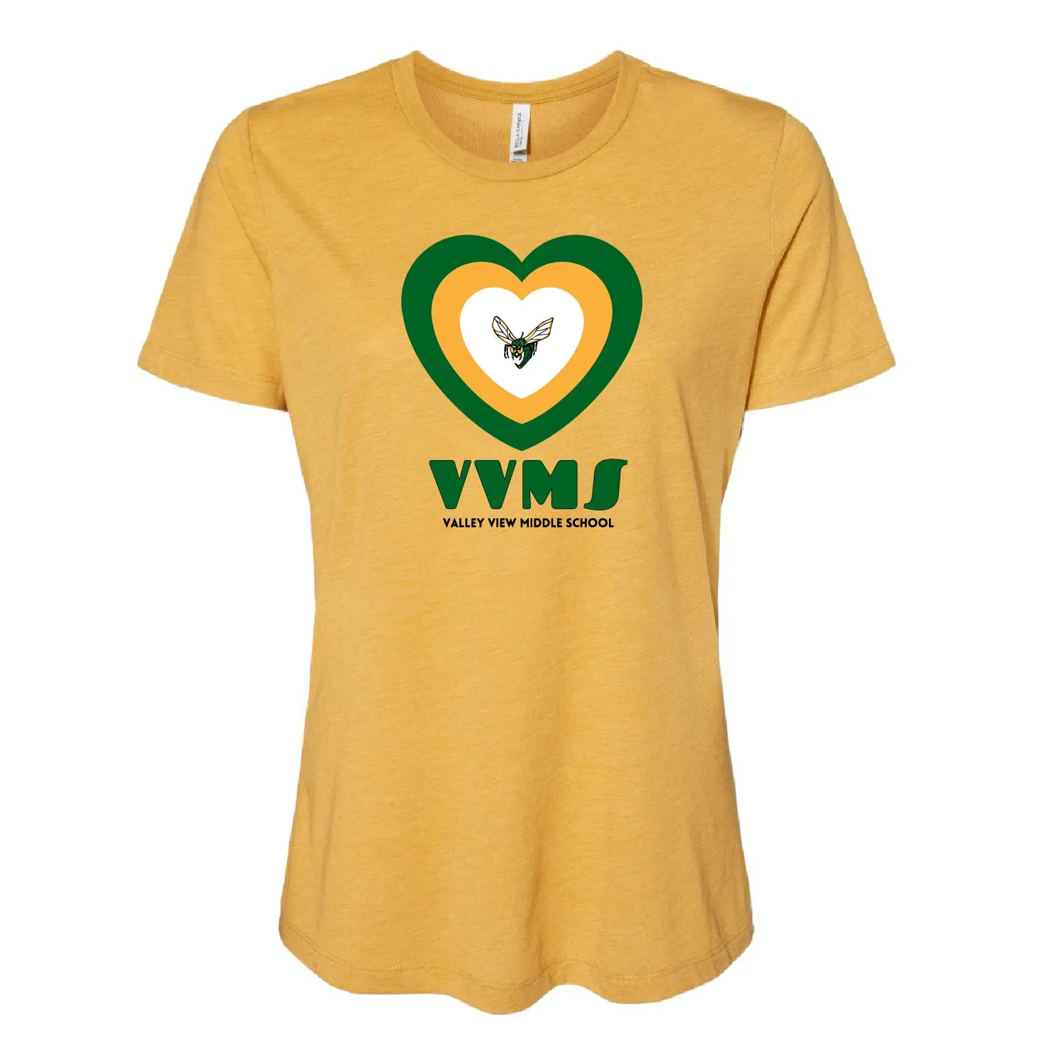 VVMS HEART LADIES TRIBLEND TEE