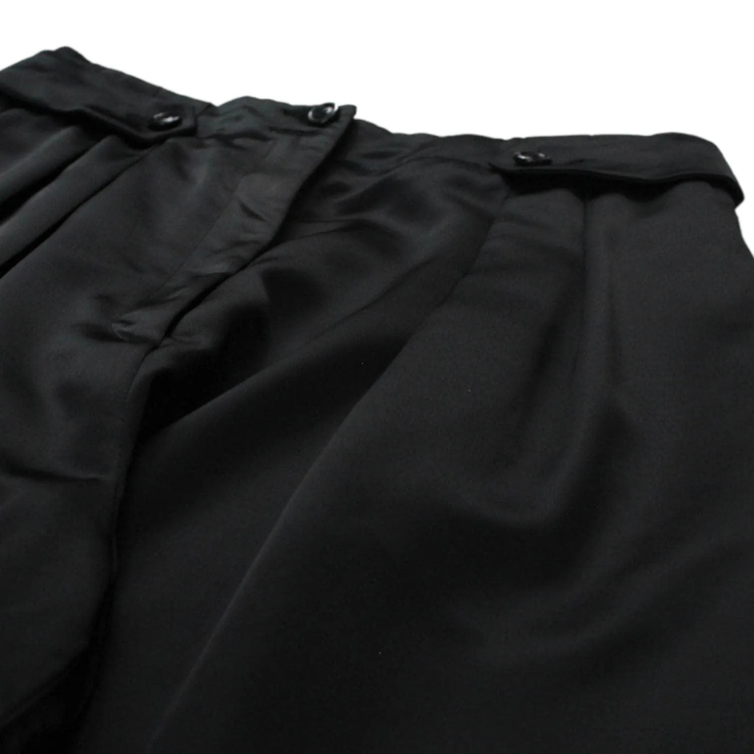 Whistles Black Satin Tuxedo Trousers