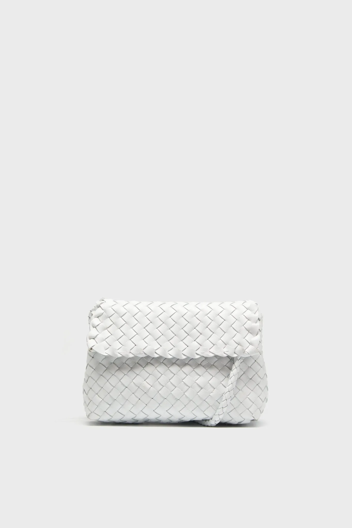 White Billie Flap Shoulder Bag