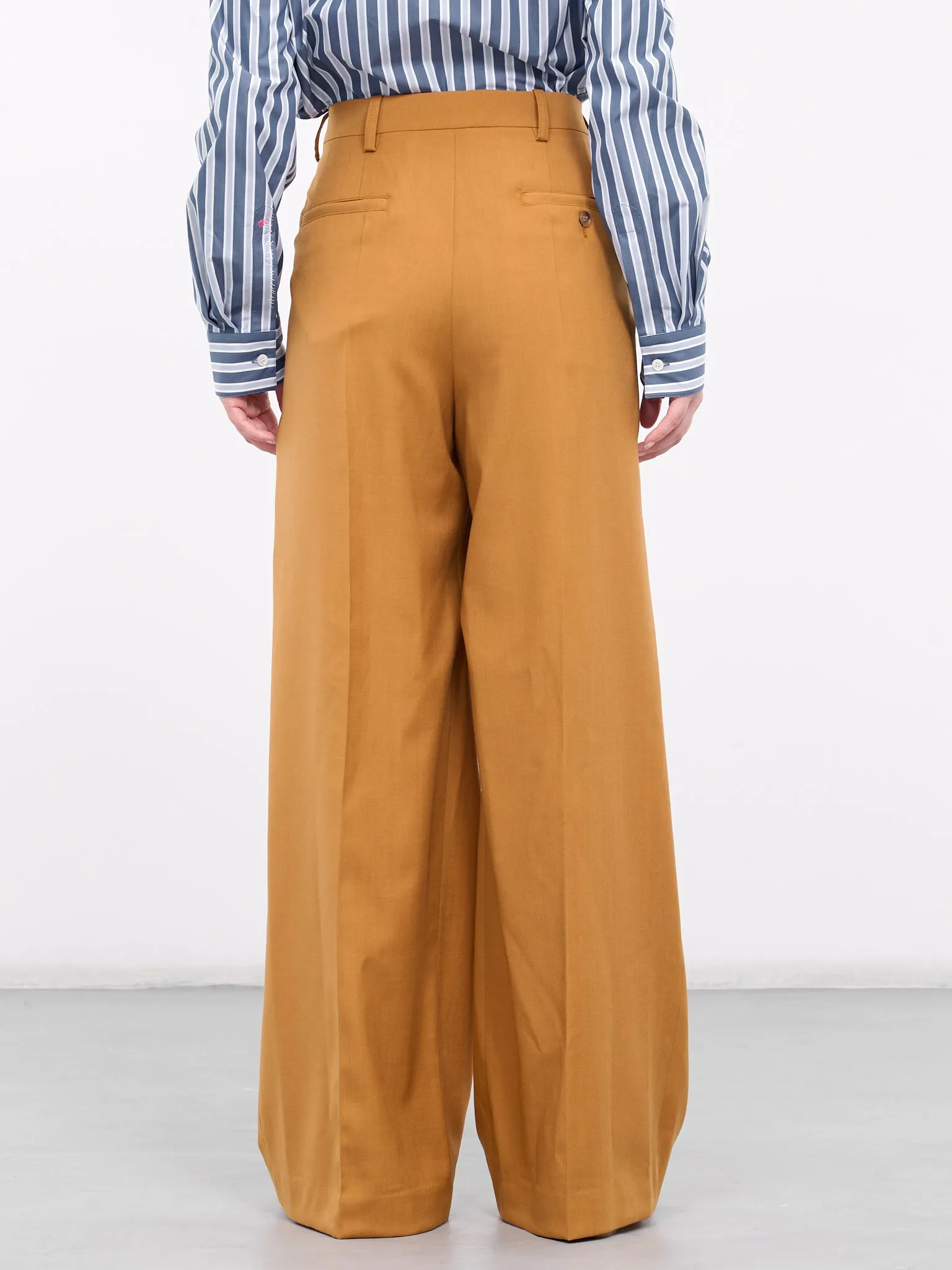 Wide Leg Trousers (PAMA0493SU-UTWA20-PUMPKIN)