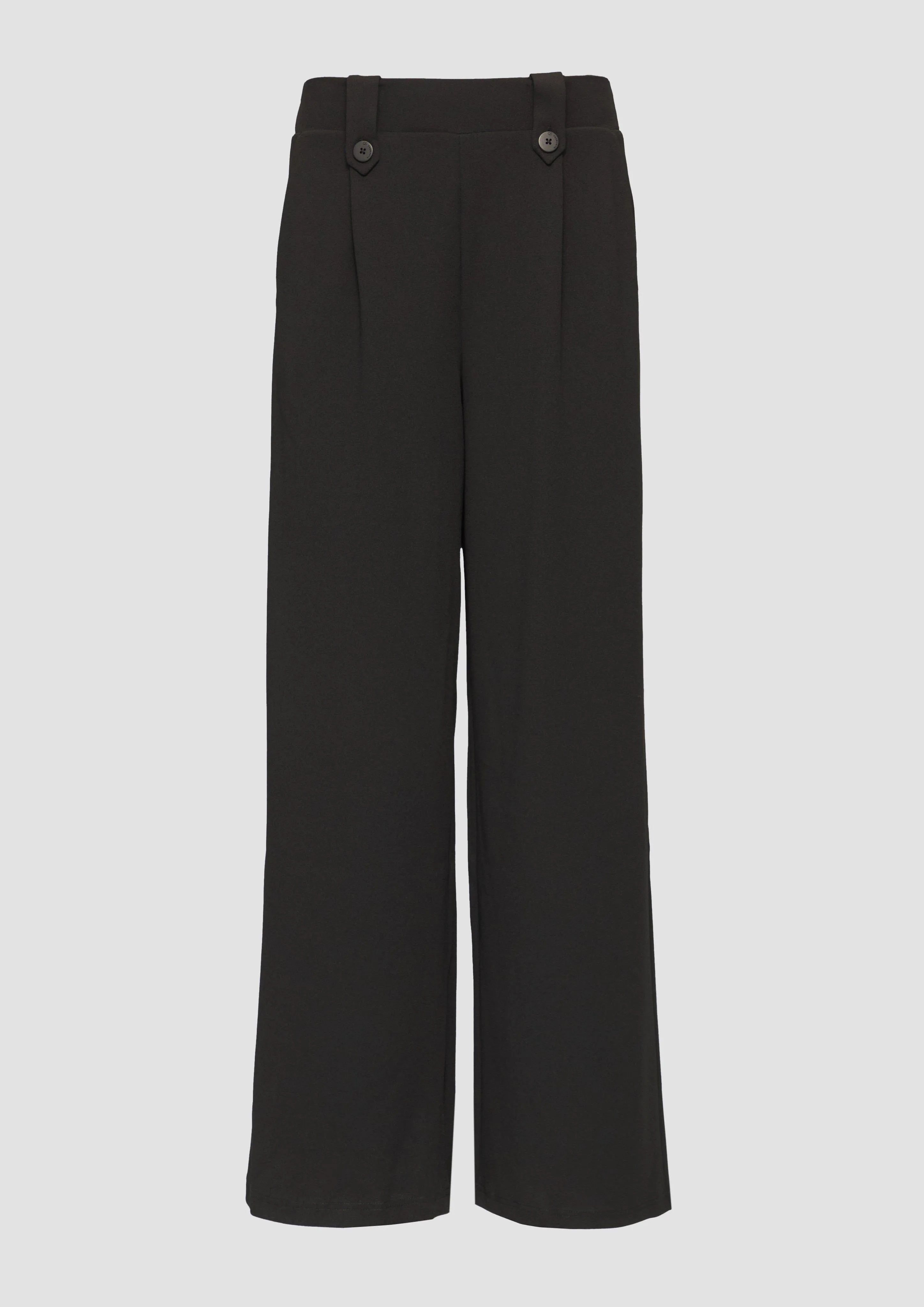 Wide-leg trousers with a crêpe texture