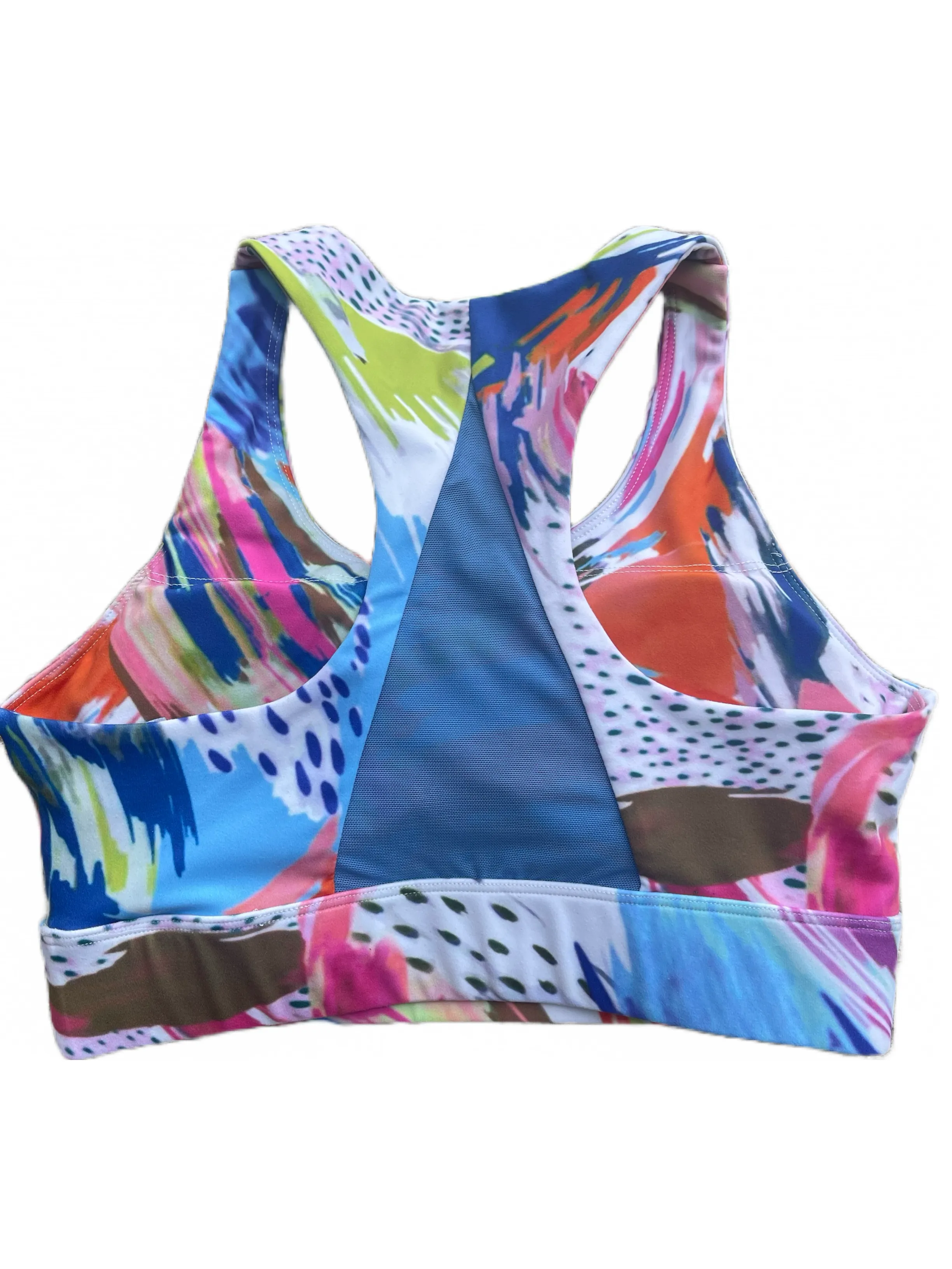 Wispy Abstract Sports Bra