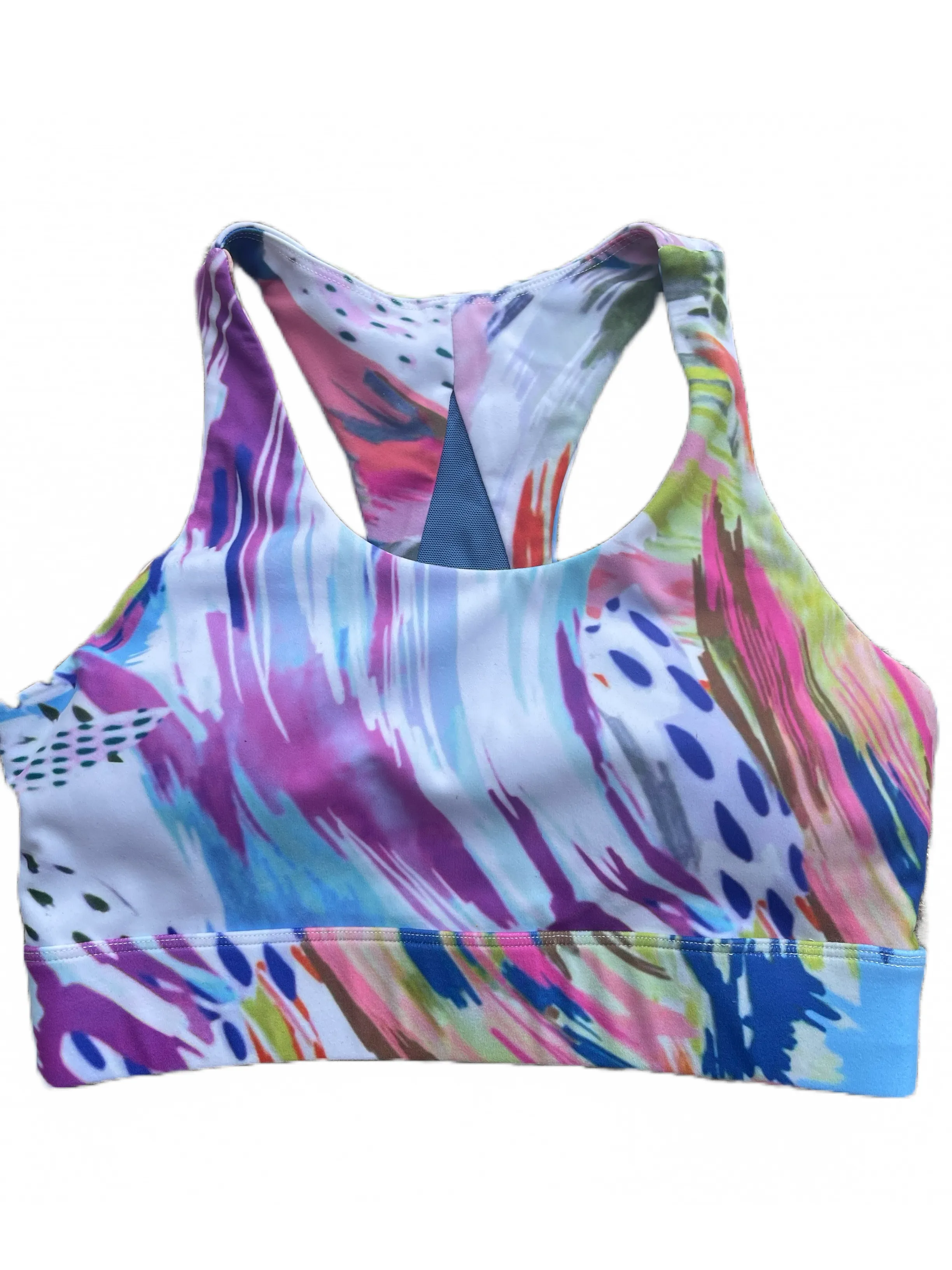 Wispy Abstract Sports Bra