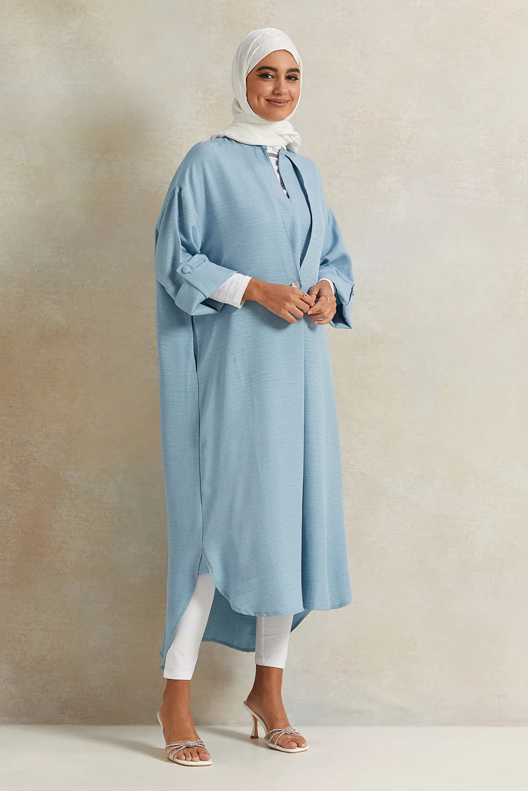 Women Blue Kaftan Dress