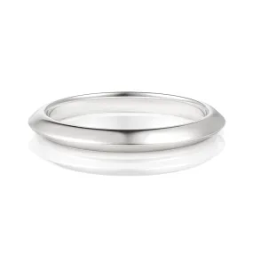 Classic Knife-edge Wedding Band