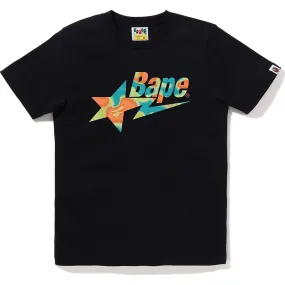 Wet Look Camo BAPE STAR Logo Women's Tee