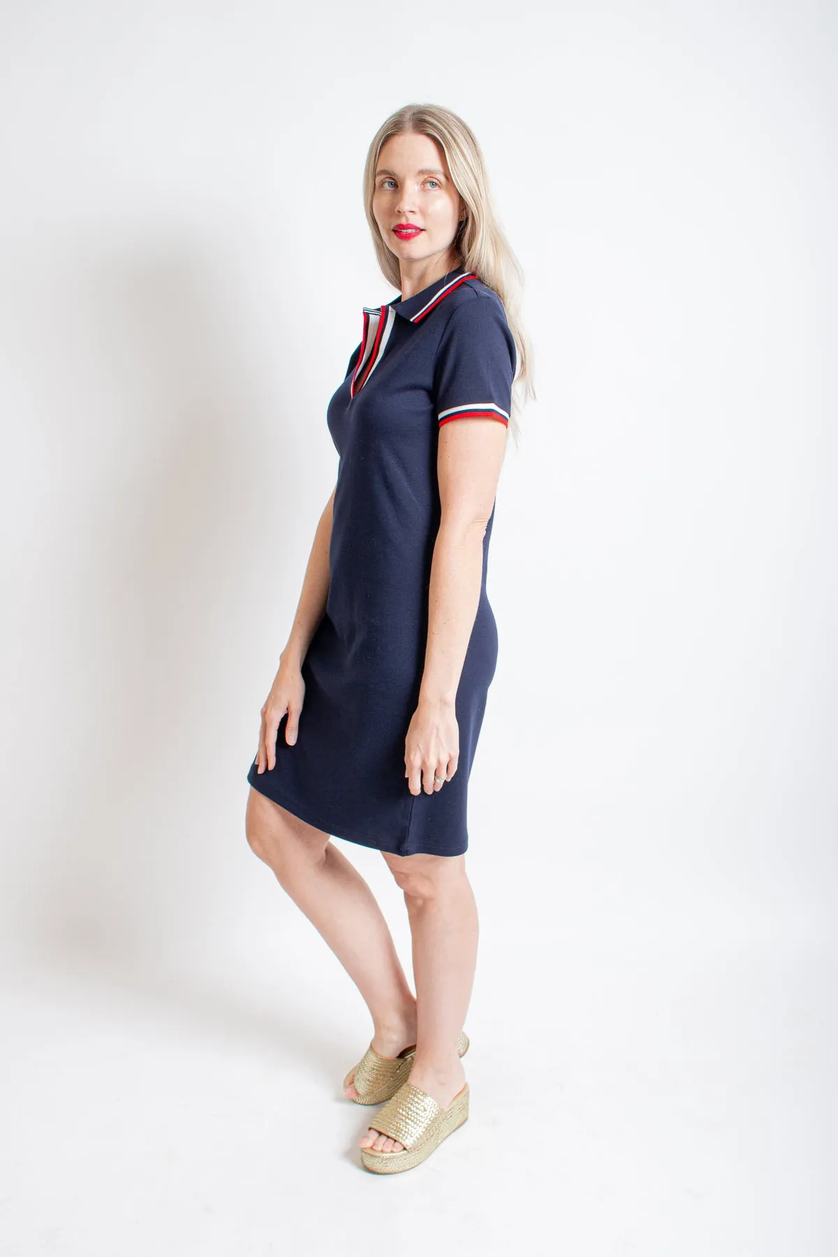 Women's Navy Midi Dress