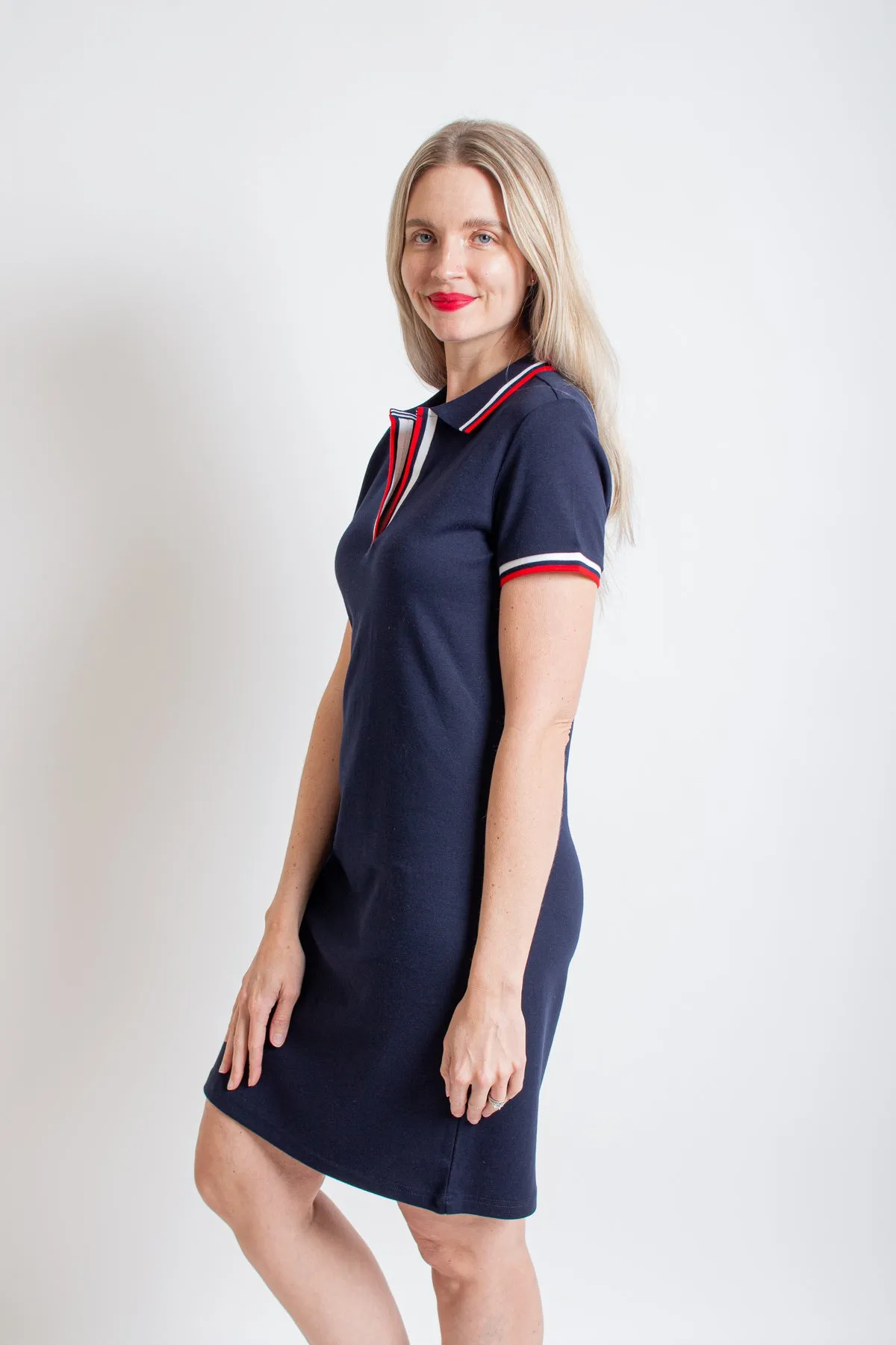 Women's Navy Midi Dress