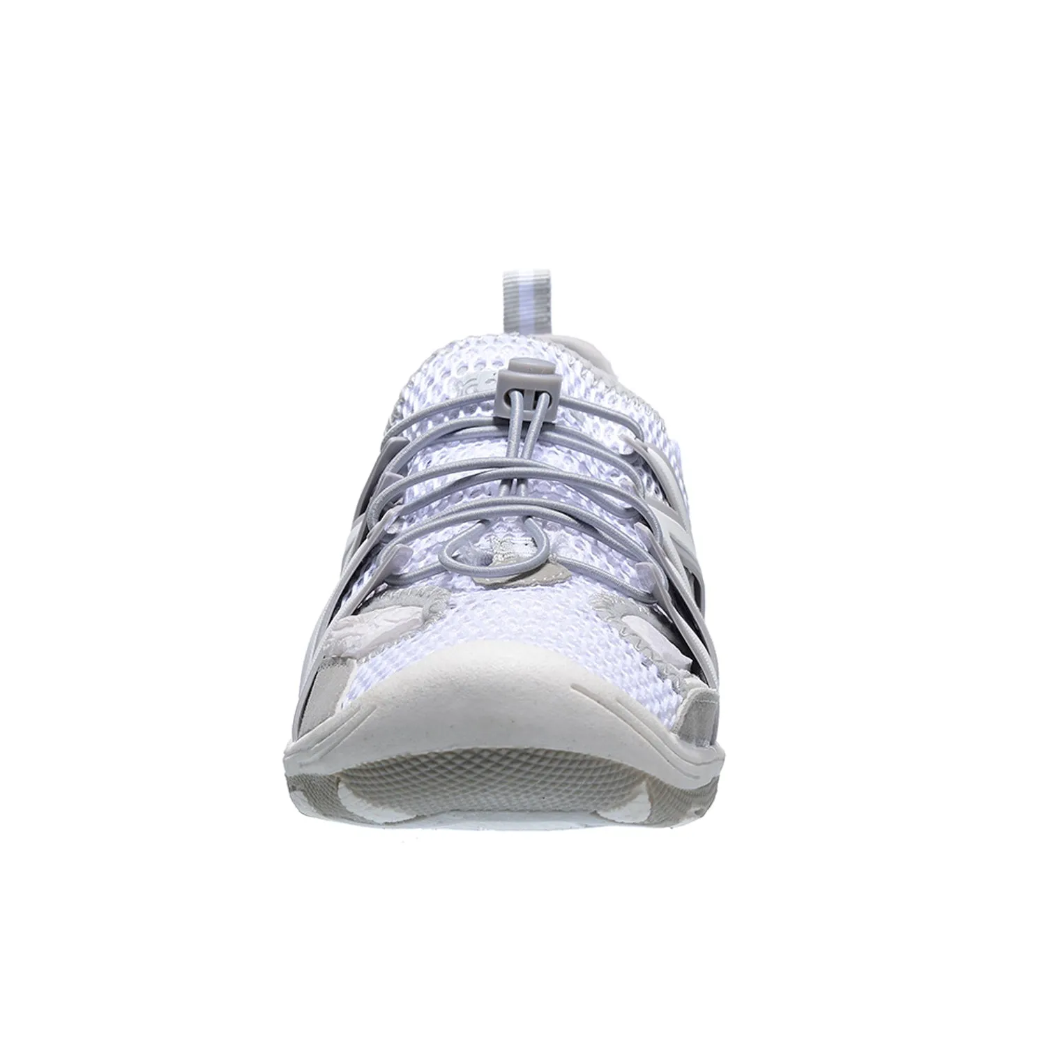 Womens Speed Lace White/Grey Mesh Water Shoes