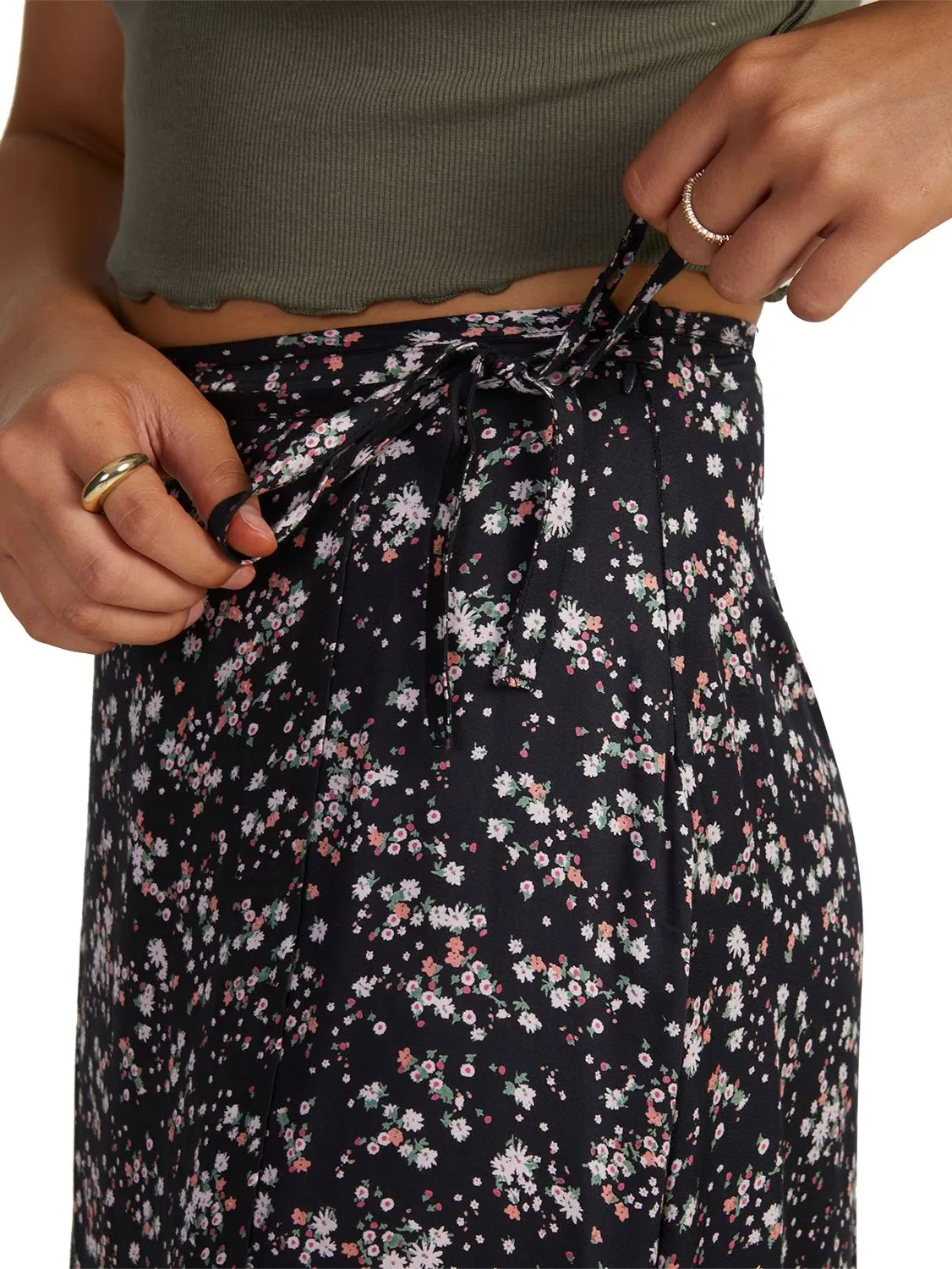 wrapped annika skirt by rvca