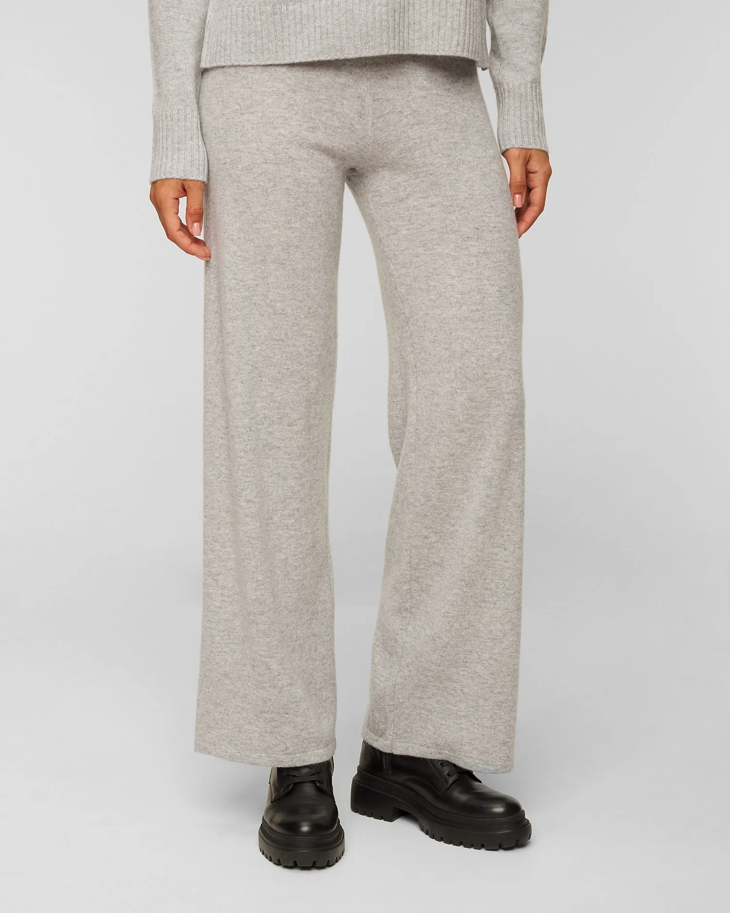 Woolen trousers with cashmere Juvia Frieda  83219319-lgreymel