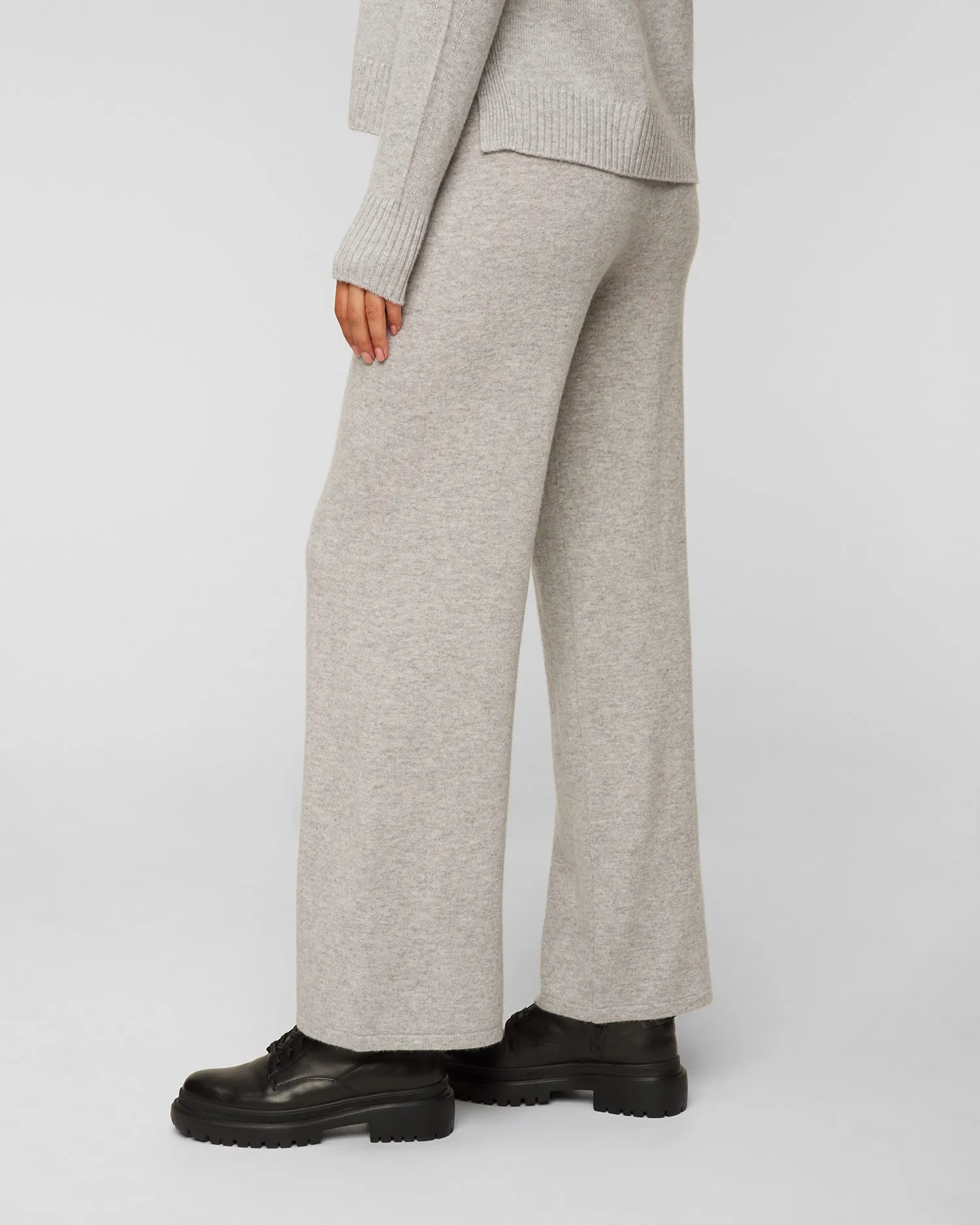 Woolen trousers with cashmere Juvia Frieda  83219319-lgreymel