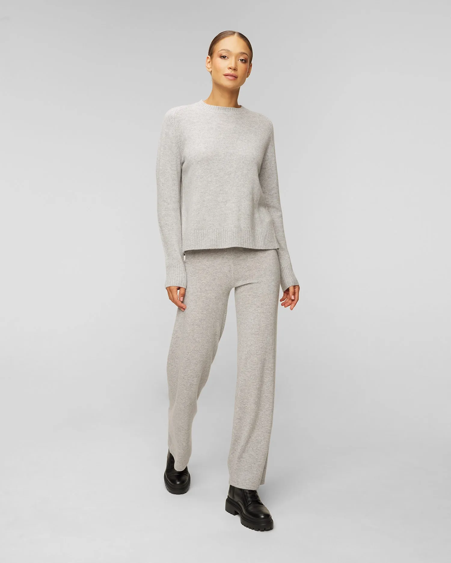 Woolen trousers with cashmere Juvia Frieda  83219319-lgreymel