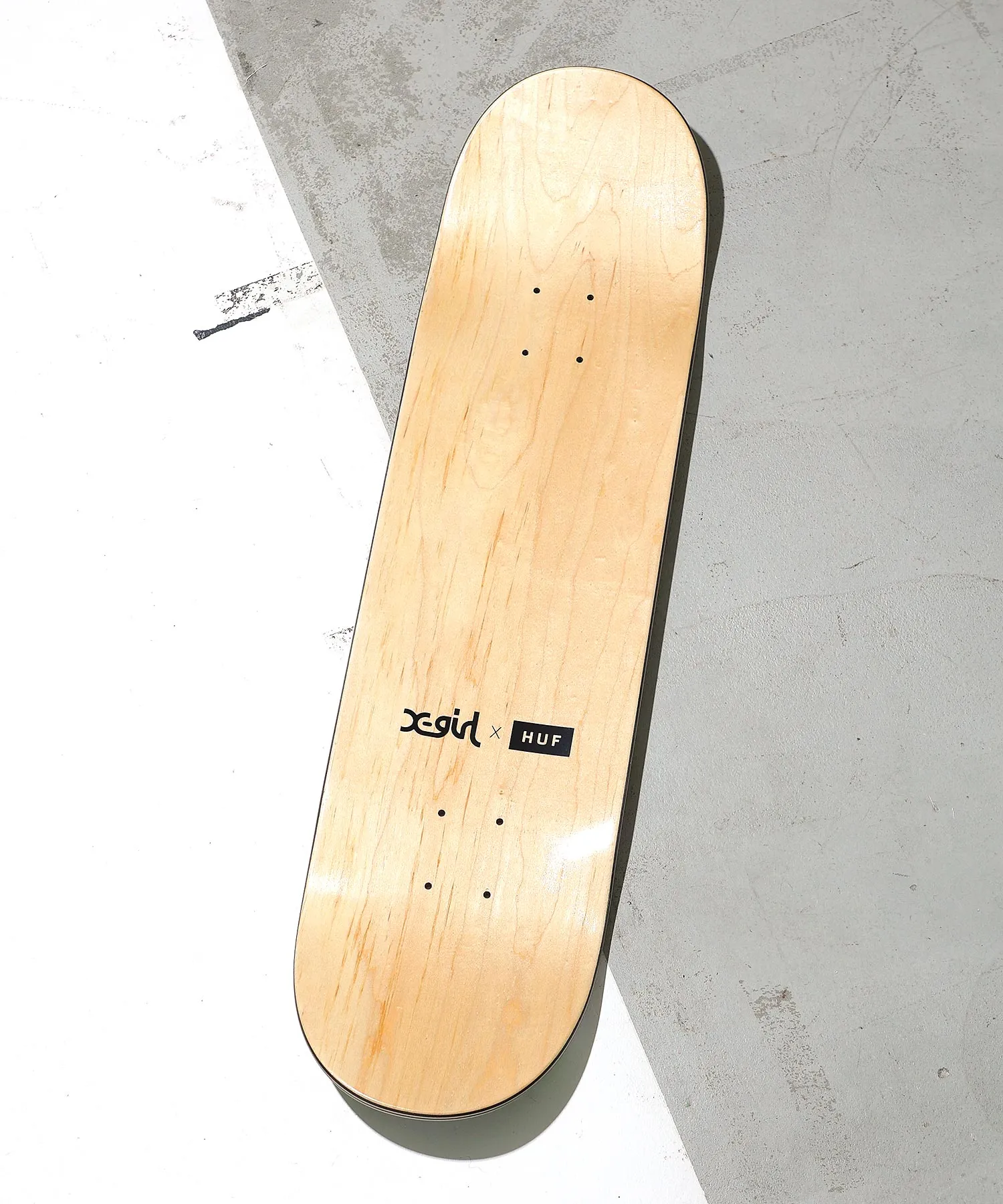 X-girl × HUF SKATE DECK