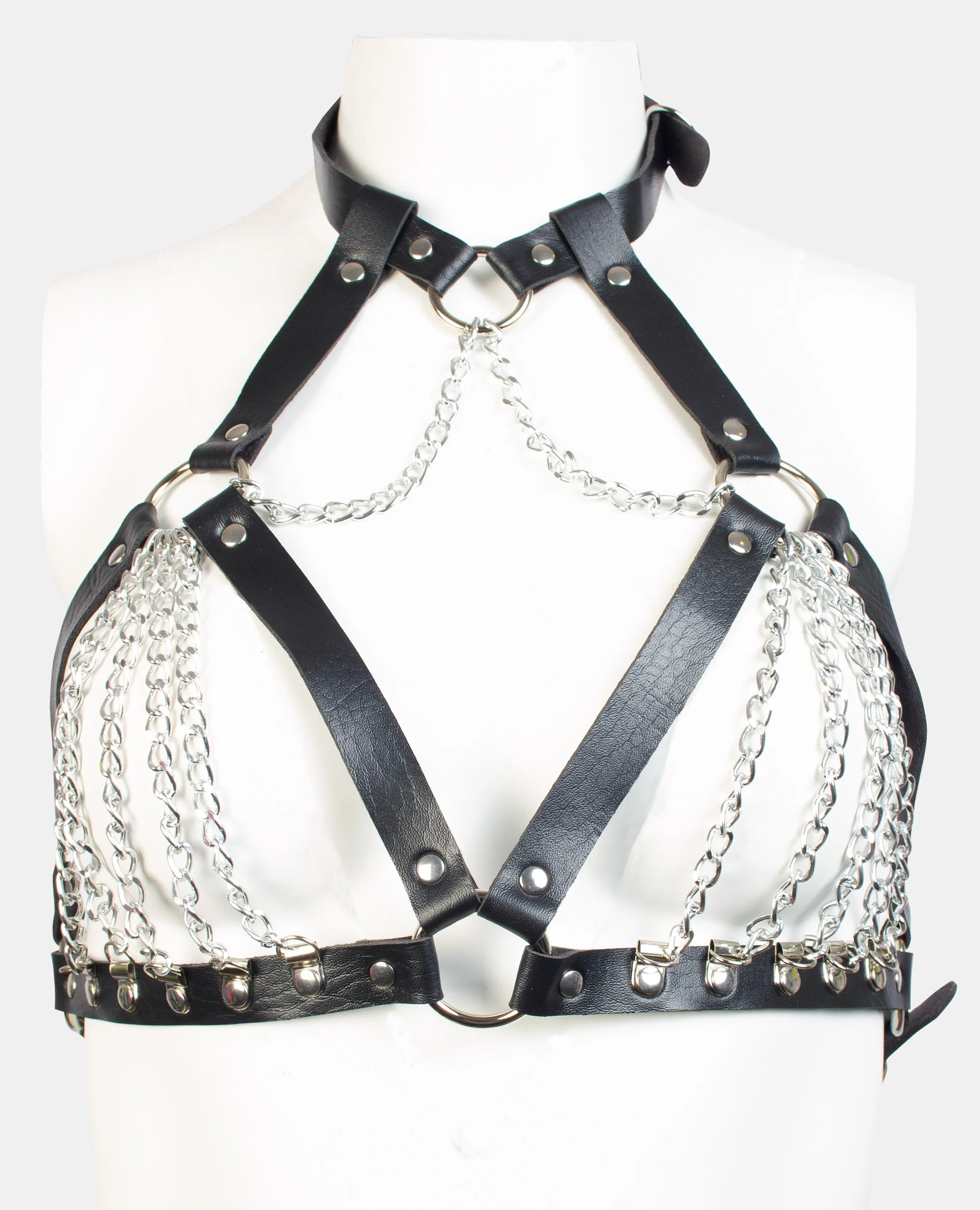 XXX CHAIN BONDAGE BRA