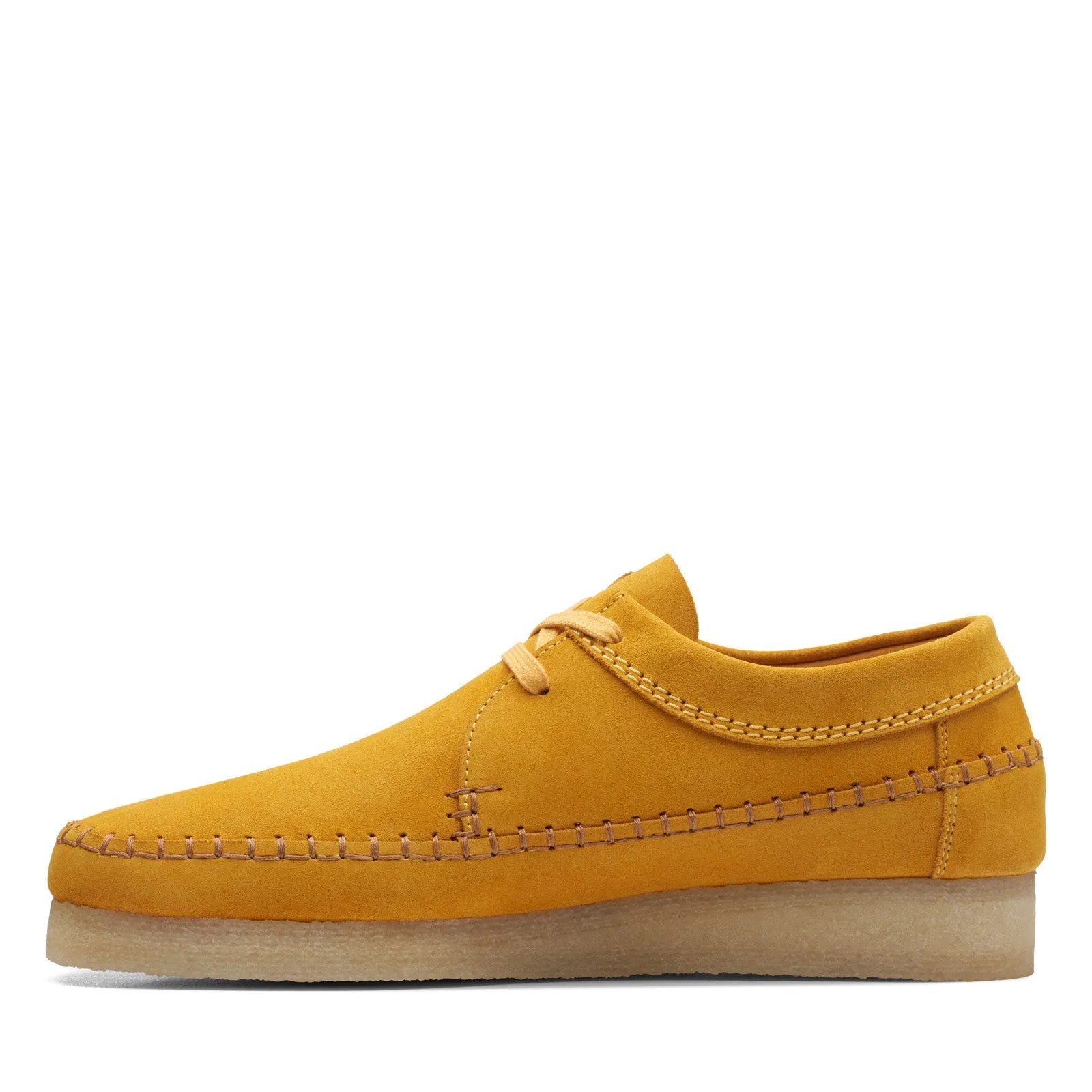 Yellow Suede Oxfords & Lace Ups Casual Shoes for Men by Clarks Weaver 26169439