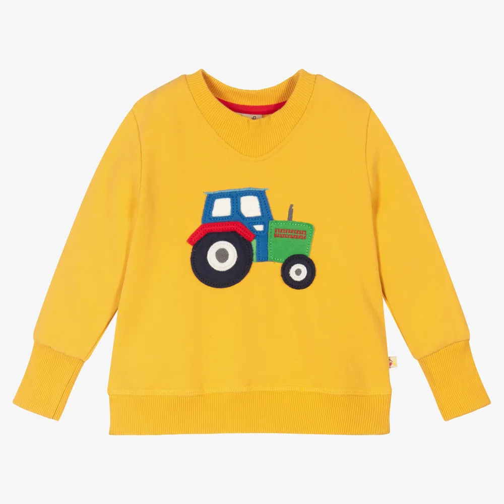 Yellow Tractor Sweatshirt