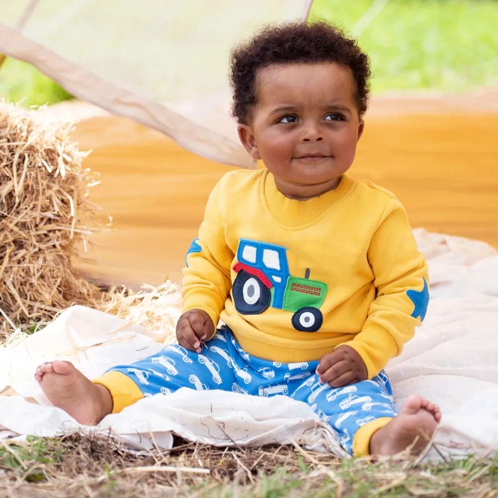 Yellow Tractor Sweatshirt